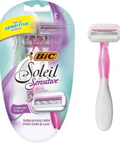 BIC Soleil Maquinillas de afeitar brillantes, 3 unidades