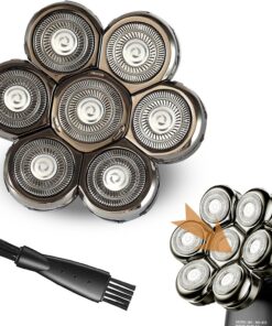 Cabezales de repuesto para afeitadora eléctrica 7D Pro Head para hombres calvos