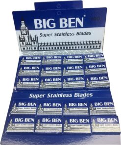 100 Cuchillas de afeitar Big Ben Super Stainless
